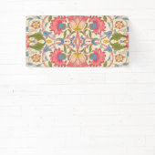 William Morris Lodden Bloempatroon Pastel Spandoek (Insitu)