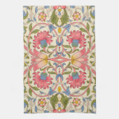 William Morris Lodden Bloempatroon Pastel Theedoek (Verticaal)