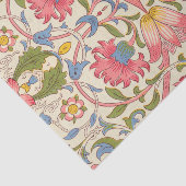 William Morris Lodden Bloempatroon Pastel Tissuepapier (Detail)