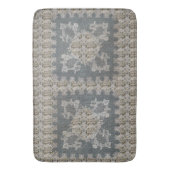 William Morris  Lodden Gray Gold Lace Badmat (Voorkant Verticaal)