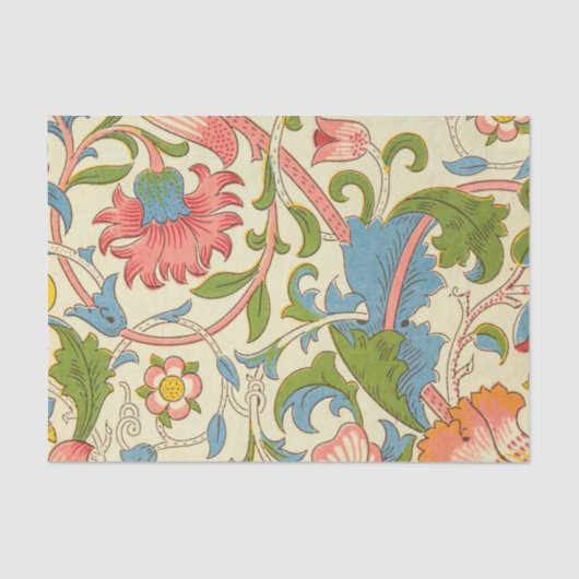 William Morris Lodden Pattern Decoupage Tissuepapier (Voorkant)