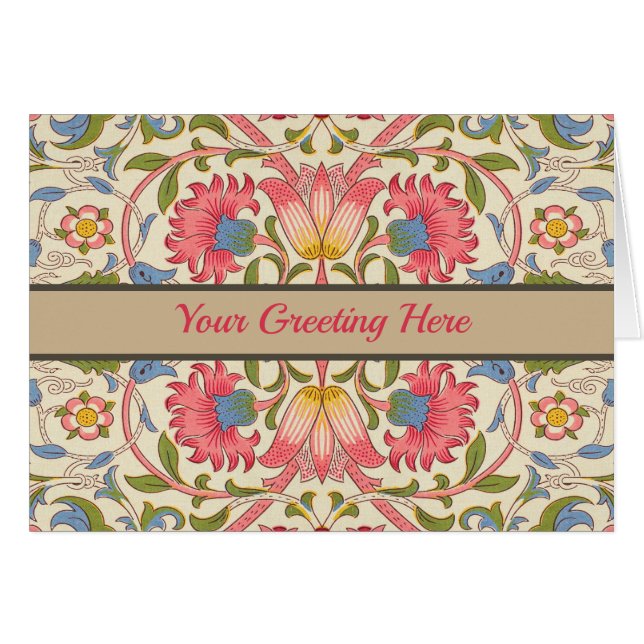 William Morris Lodden Spring Wallpaper Art (Voorkant Horizontaal)