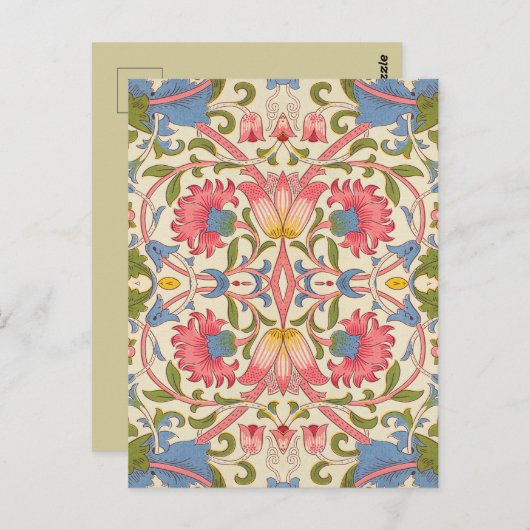 William Morris Lodden Spring Wallpaper Art Briefkaart (Voorkant / Achterkant)