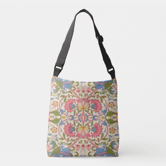 William Morris Lodden Spring Wallpaper Art Crossbody Tas (Voorkant)