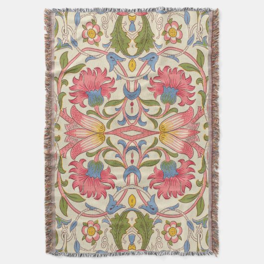 William Morris Lodden Spring Wallpaper Art Deken (Voorkant Verticaal)