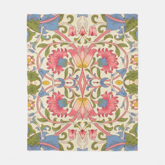 William Morris Lodden Spring Wallpaper Art Fleece Deken (Voorkant)