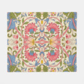 William Morris Lodden Spring Wallpaper Art Fleece Deken (Voorkant (Horizontaal))