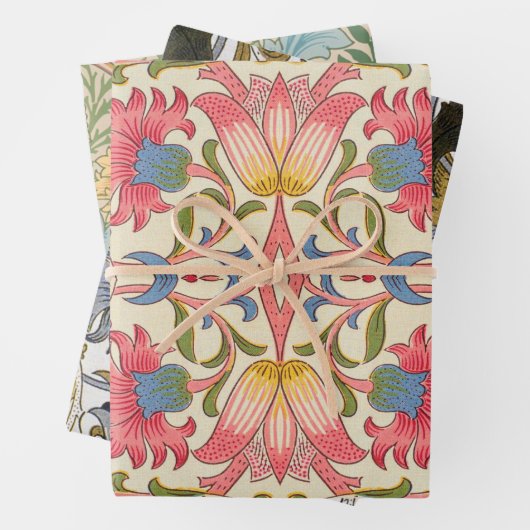 William Morris Lodden Spring Wallpaper Art Inpakpapier Vel (In situ)