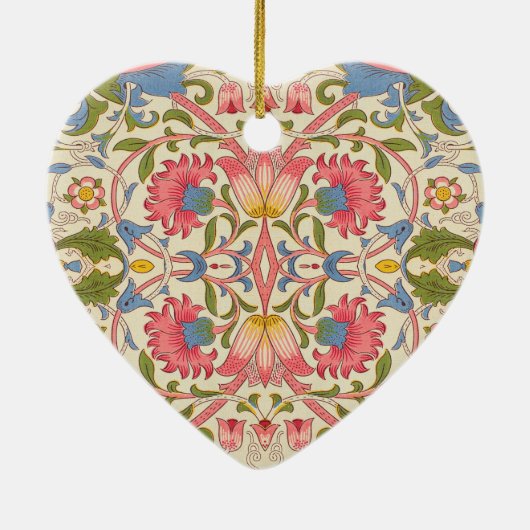 William Morris Lodden Spring Wallpaper Art Keramisch Ornament (Achterkant)