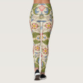 William Morris Lodden Spring Wallpaper Art Leggings (Achterkant)