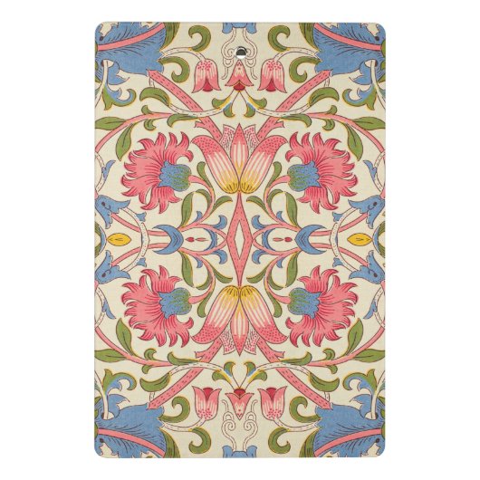 William Morris Lodden Spring Wallpaper Art Mini Klembord (Achterkant)