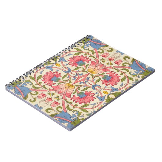 William Morris Lodden Spring Wallpaper Art Notitieboek (Linkerzijde)