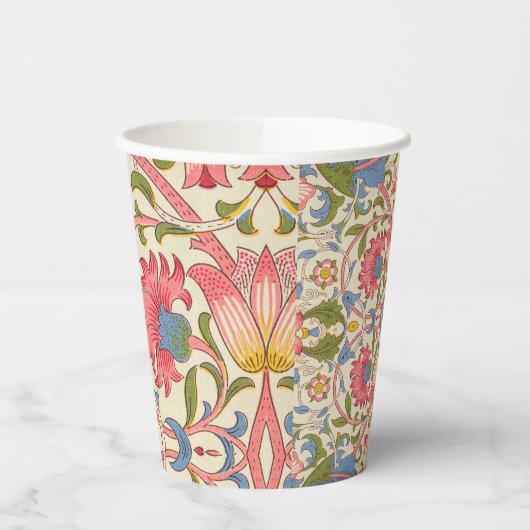 William Morris Lodden Spring Wallpaper Art Papieren Bekers (Links)