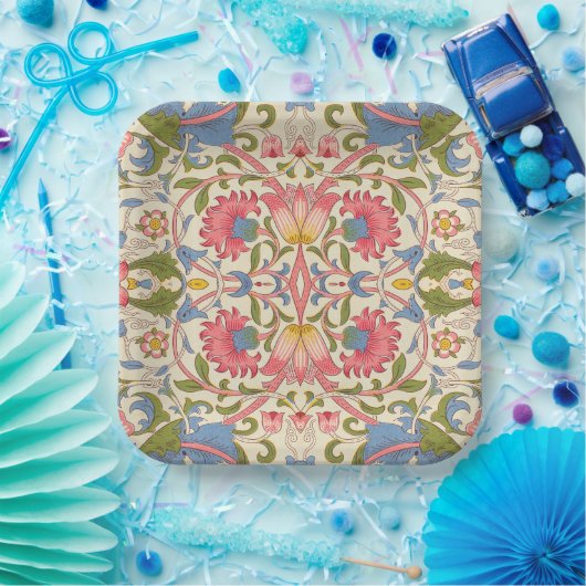 William Morris Lodden Spring Wallpaper Art Papieren Bordje (Feest)