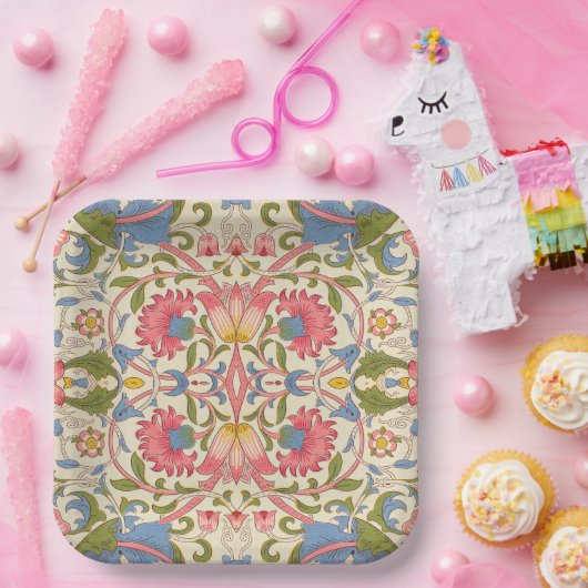 William Morris Lodden Spring Wallpaper Art Papieren Bordje (Feest)