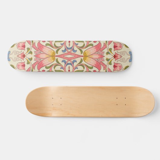 William Morris Lodden Spring Wallpaper Art Persoonlijk Skateboard (Horizontaal)