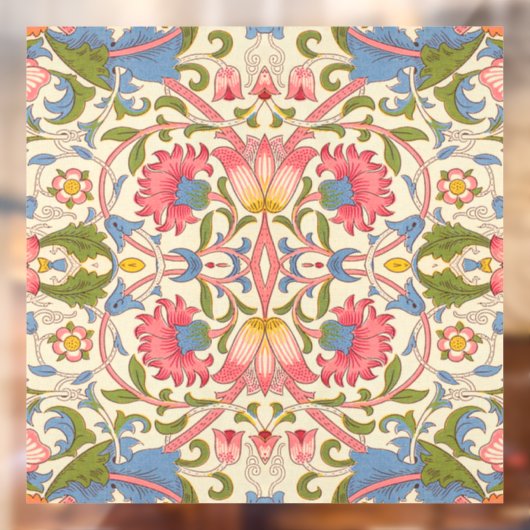 William Morris Lodden Spring Wallpaper Art Raamsticker (Vel 2)