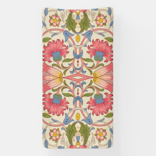 William Morris Lodden Spring Wallpaper Art Spandoek (Verticaal)