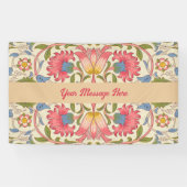 William Morris Lodden Spring Wallpaper Art Spandoek (Horizontaal)