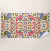 William Morris Lodden Spring Wallpaper Art Strandlaken (Voorkant)