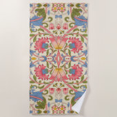 William Morris Lodden Spring Wallpaper Art Strandlaken (Voorkant)