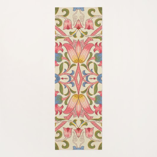 William Morris Lodden Spring Wallpaper Art Yogamat (Achterkant)