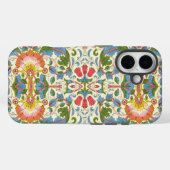 William Morris Loddon Bloem Patronen Case-Mate iPhone Case (Achterkant (horizontaal))