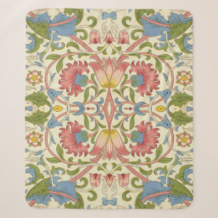 William Morris Loddon Bloem Patronen Sherpa Deken