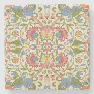 William Morris Loddon Bloem Patronen Stenen Onderzetter