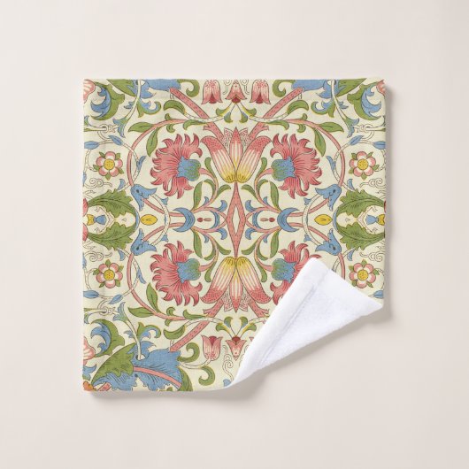 William Morris Loddon Blossom Floral Patterns Bad Handdoek (Wasdoekje)
