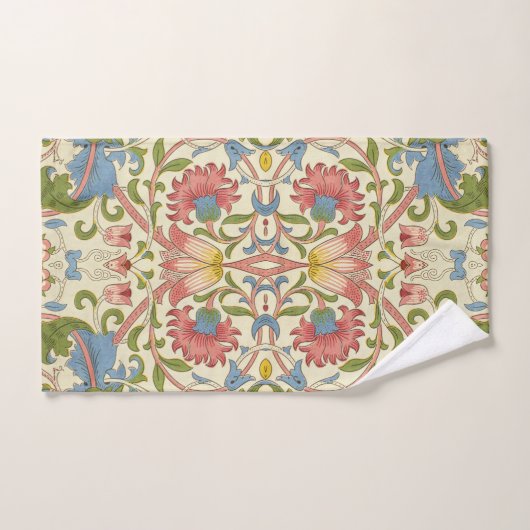 William Morris Loddon Blossom Floral Patterns Bad Handdoek (Handdoek)