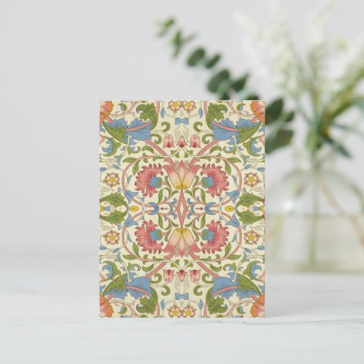 William Morris Loddon Blossom Floral Patterns Briefkaart (Staand voorkant)