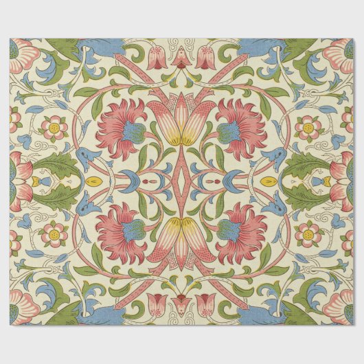 William Morris Loddon Blossom Floral Patterns Cadeaupapier (Vlak)