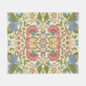 William Morris Loddon Blossom Floral Patterns Fleece Deken (Voorkant (Horizontaal))