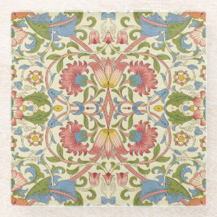 William Morris Loddon Blossom Floral Patterns Glazen Onderzetter
