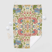 William Morris Loddon Blossom Floral Patterns Golfhanddoek (Insitu)