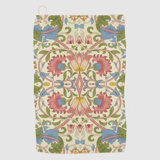 William Morris Loddon Blossom Floral Patterns Golfhanddoek (Voorkant)