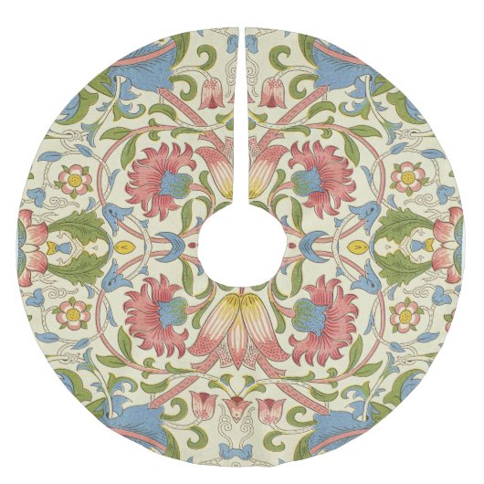 William Morris Loddon Blossom Floral Patterns Kerstboom Rok (Voorkant)