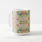 William Morris Loddon Blossom Floral Patterns Koffiemok (Voorkant links)