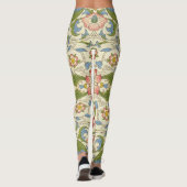 William Morris Loddon Blossom Floral Patterns Leggings (Achterkant)