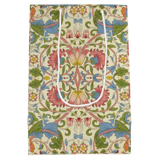 William Morris Loddon Blossom Floral Patterns Medium Cadeauzakje (Achterkant)