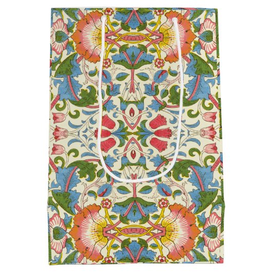 William Morris Loddon Blossom Floral Patterns Medium Cadeauzakje (Achterkant)