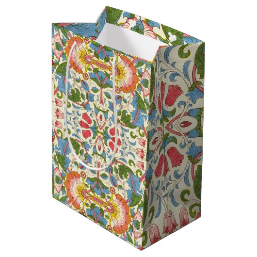 William Morris Loddon Blossom Floral Patterns Medium Cadeauzakje (Achterkant Gekanteld)