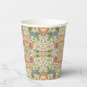 William Morris Loddon Blossom Floral Patterns Papieren Bekers (Rechts)