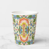 William Morris Loddon Blossom Floral Patterns Papieren Bekers (Achterkant)