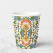 William Morris Loddon Blossom Floral Patterns Papieren Bekers (Voorkant)