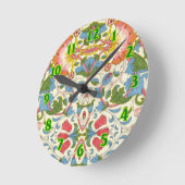 William Morris Loddon Blossom Floral Patterns Ronde Klok (Hoek)