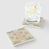 William Morris Loddon Blossom Floral Patterns Stenen Onderzetter (Zijkant)