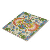 William Morris Loddon Blossom Floral Patterns Tegeltje (Zijkant)