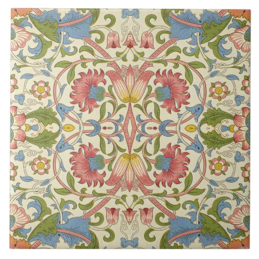 William Morris Loddon Blossom Floral Patterns Tegeltje (Voorkant)